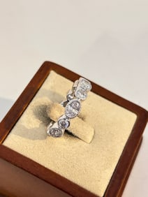 Vintage Sterling Silver PAJ CZ Ring sz 7