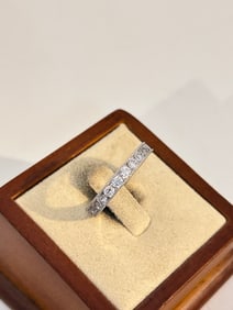 Vintage Sterling Silver CZ Vietnam Ring sz 7