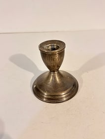 Vintage sterling silver weighted candle holder