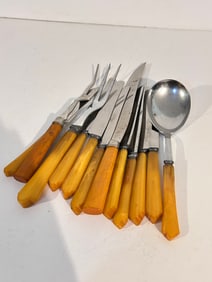 Vintage 12 Bakelite Kitchen Utensils