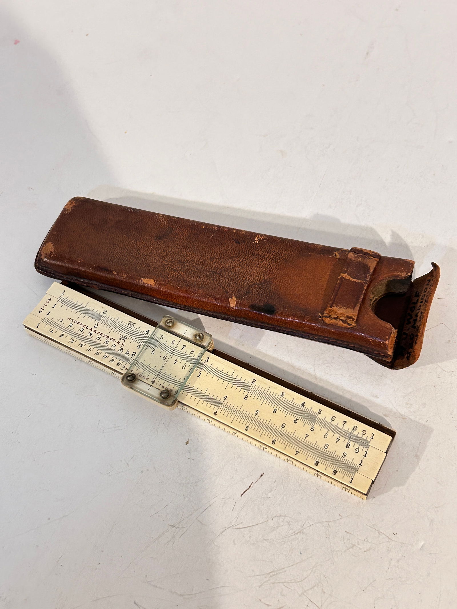 Vintage CIrca 1900 Keuffel & Esser Co. model 4031 Slide Rule (1 of 4)