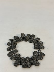 Vintage old metal Bracelet sz 8"