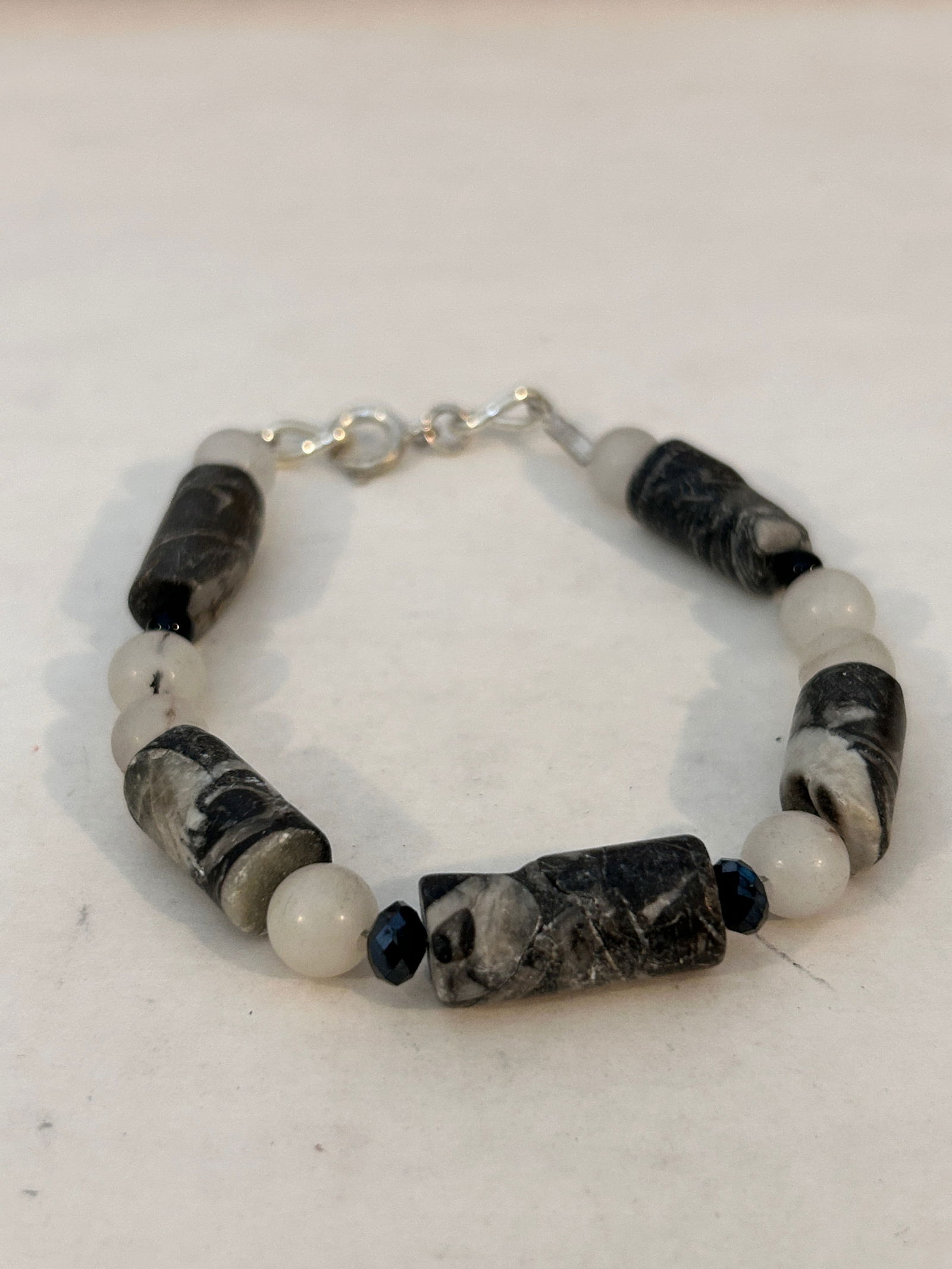 Vintage Tourmaline beaded Bracelet sz 8" (1 of 2)