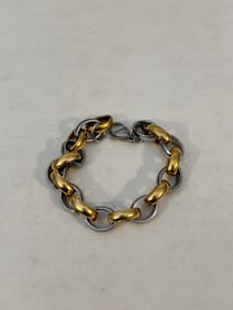 Vintage chain link Bracelet sz 6"