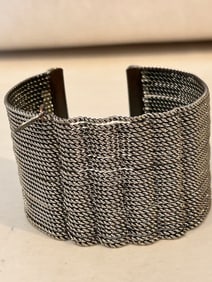 Vintage Cookie Lee mesh Bracelet sz 8"