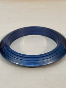 Vintage blue plastic Bracelet sz 8.5"