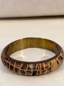 Vintage India giraffe Bracelet sz 8"