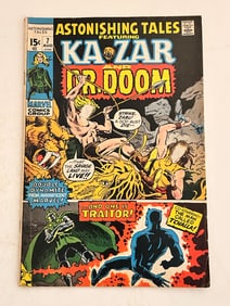Vintage Comic Book Kazar & Dr. Doom # 7