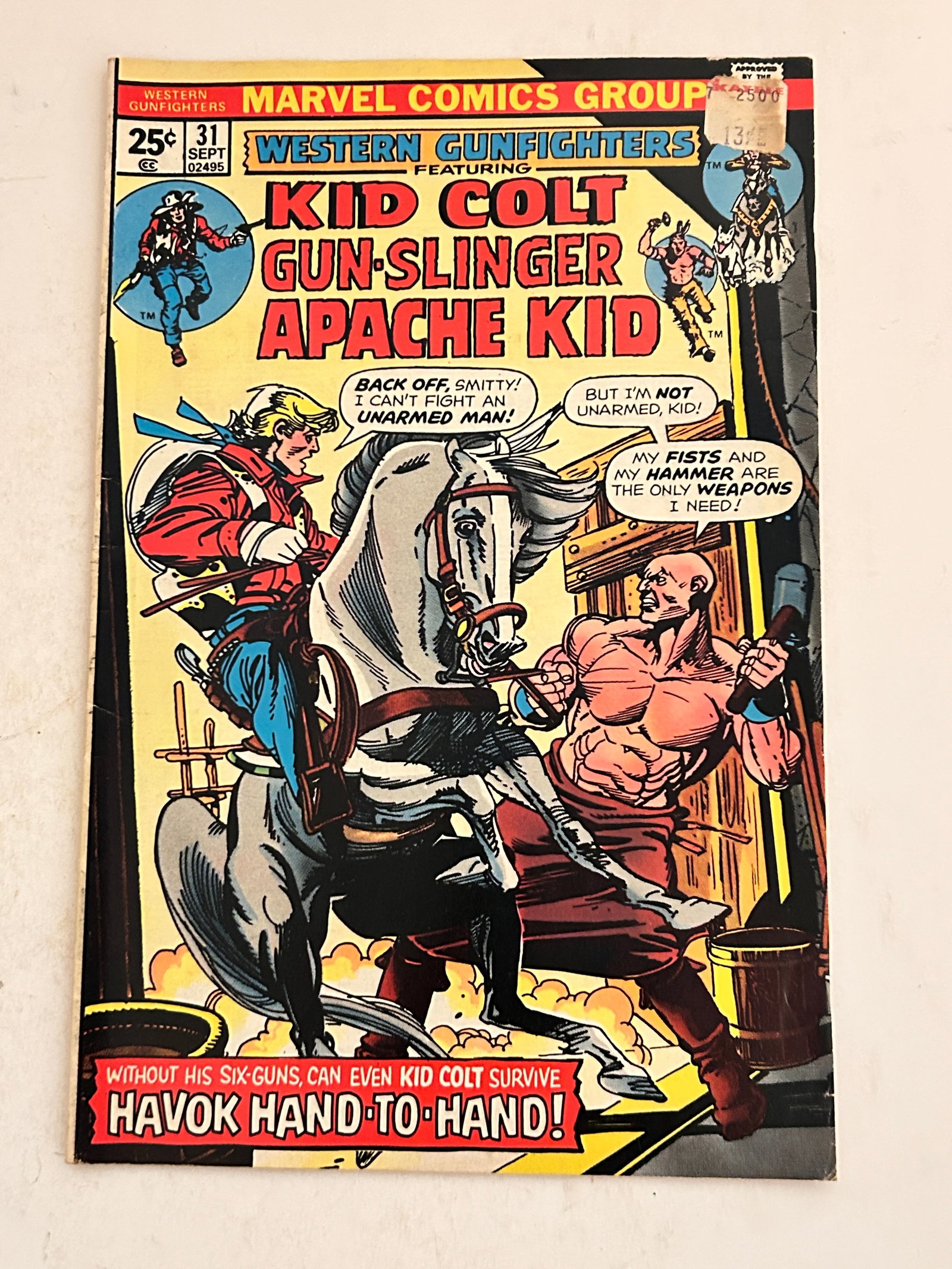 Vintage Comic Book Kid Colt Gun-Slinger Apache Kid # 31: Vintage Comic Book Kid Colt Gun-Slinger Apache Kid # 31 Please view all photos as they are part of the description and condition of this Item, Feel free to contact me with questions or picture request