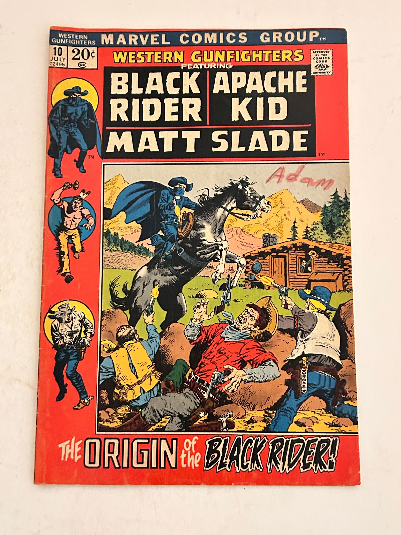 Vintage Comic Book Black Rider Apache Kid # 10 (1 of 2)
