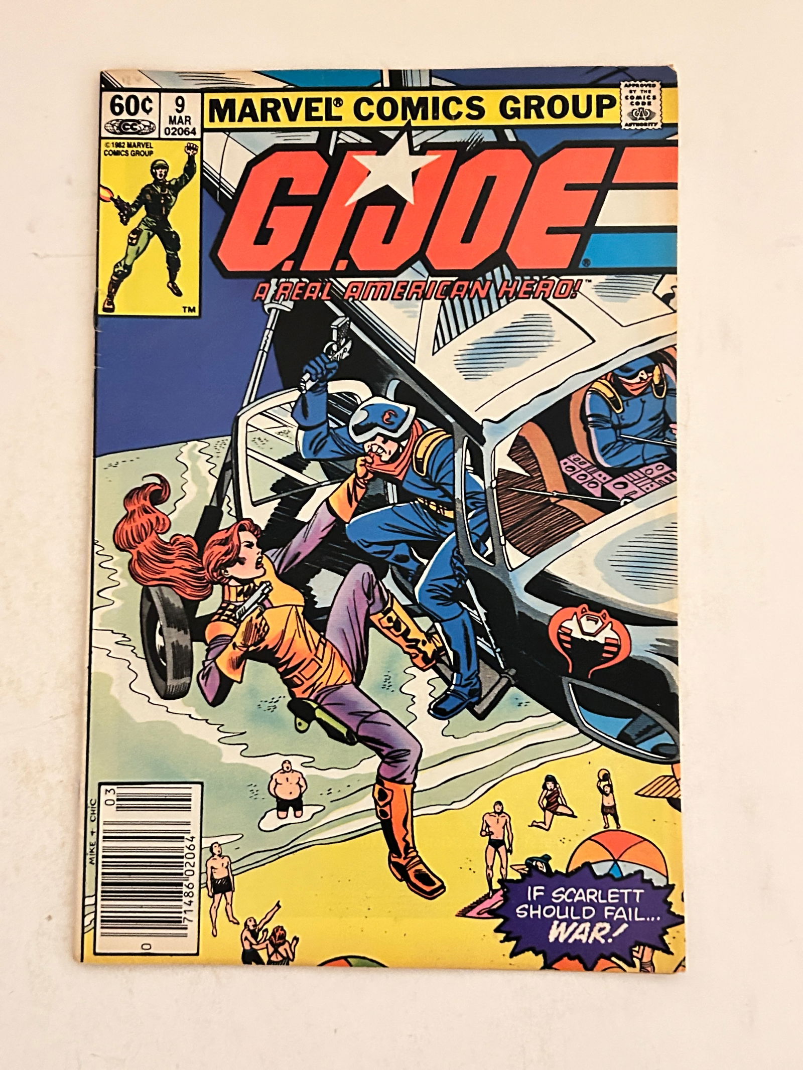 Vintage Comic Book G.I.Joe # 9 (1 of 2)