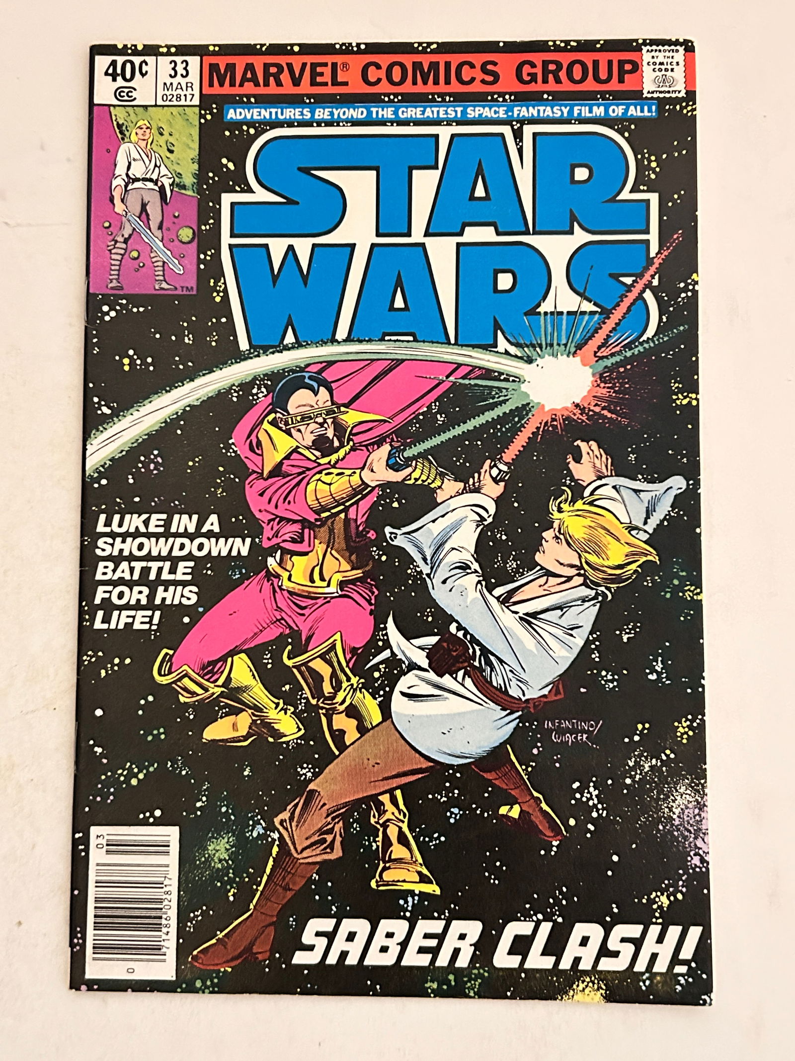 Vintage Comic Book Star Wars # 33 (1 of 2)