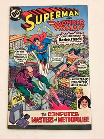 Vintage Comic Book Superman & Wonder Woman