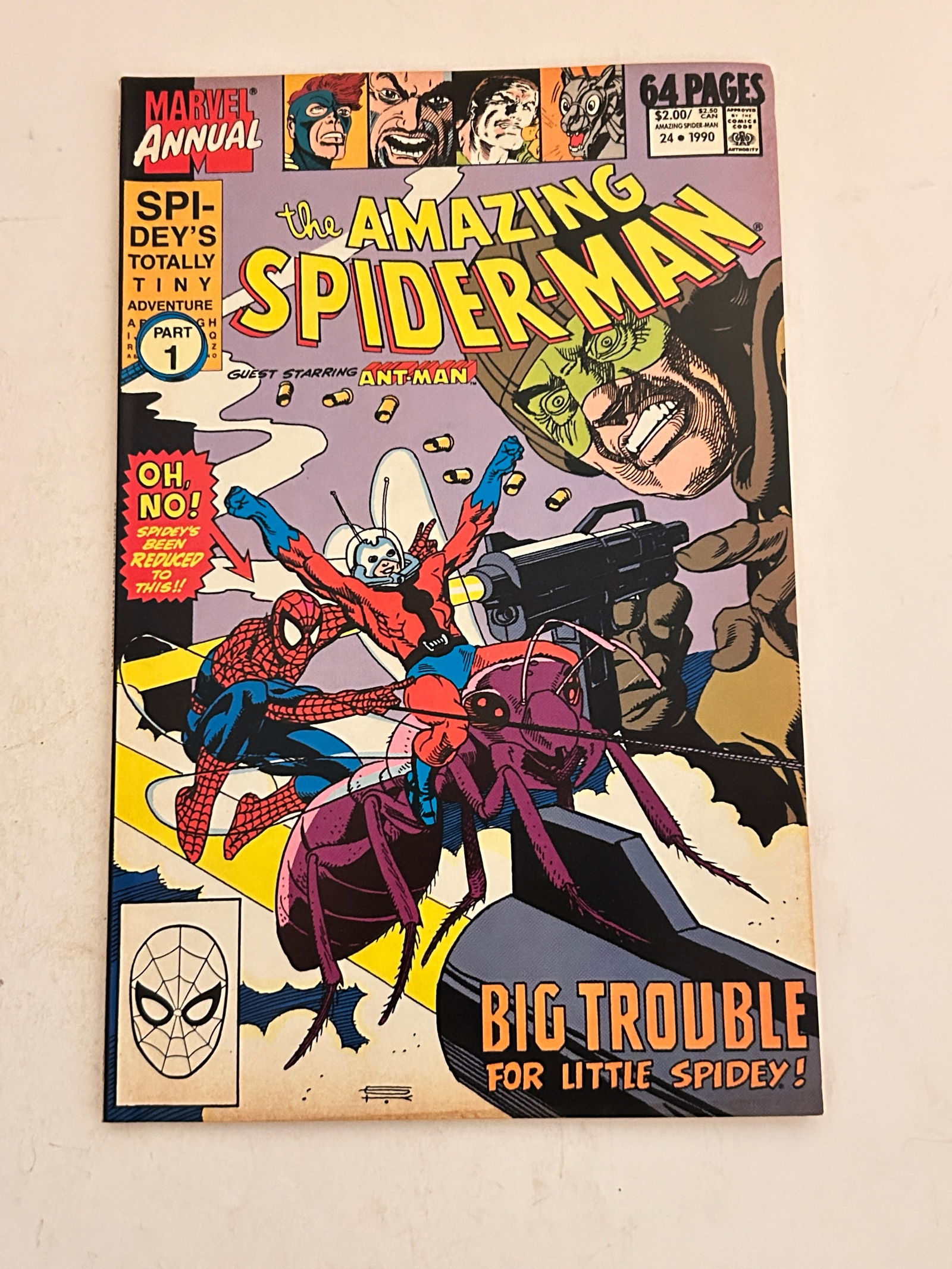Vintage Comic Book Amazing Spider-Man Annual # 24 (1 of 2)