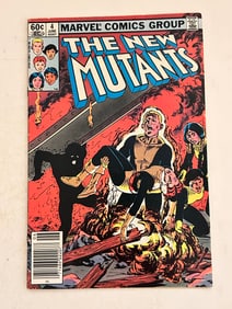 Vintage Comic Book New Mutants # 4