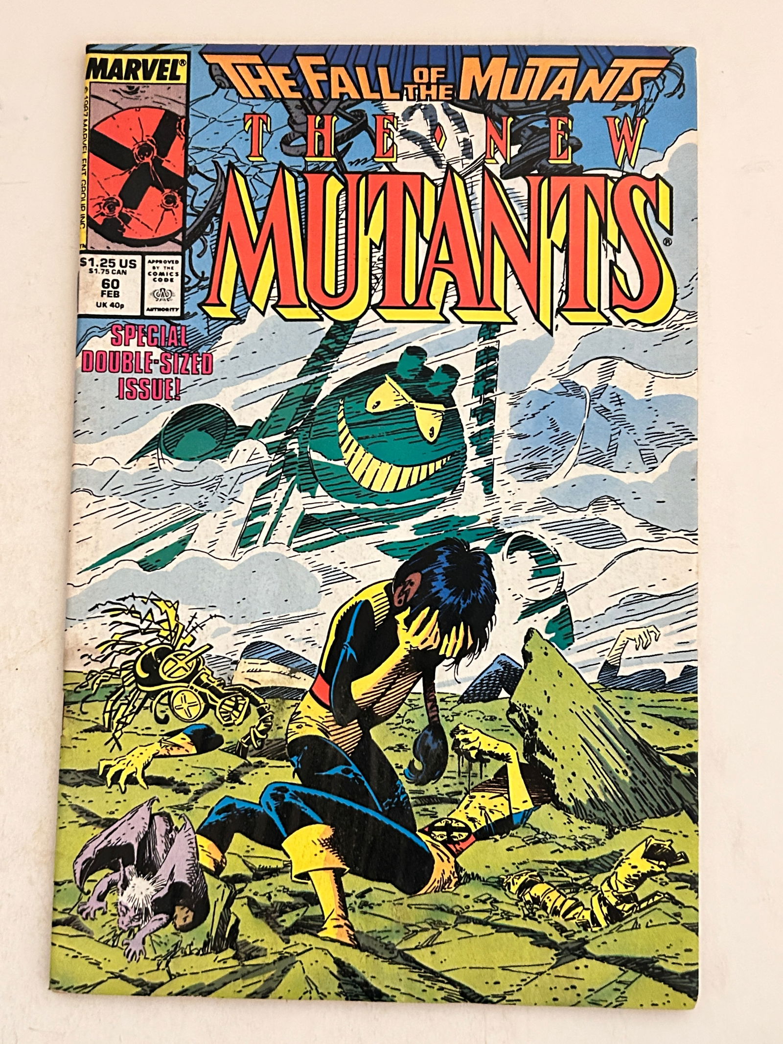 Vintage Comic Book New Mutants # 60 (1 of 2)