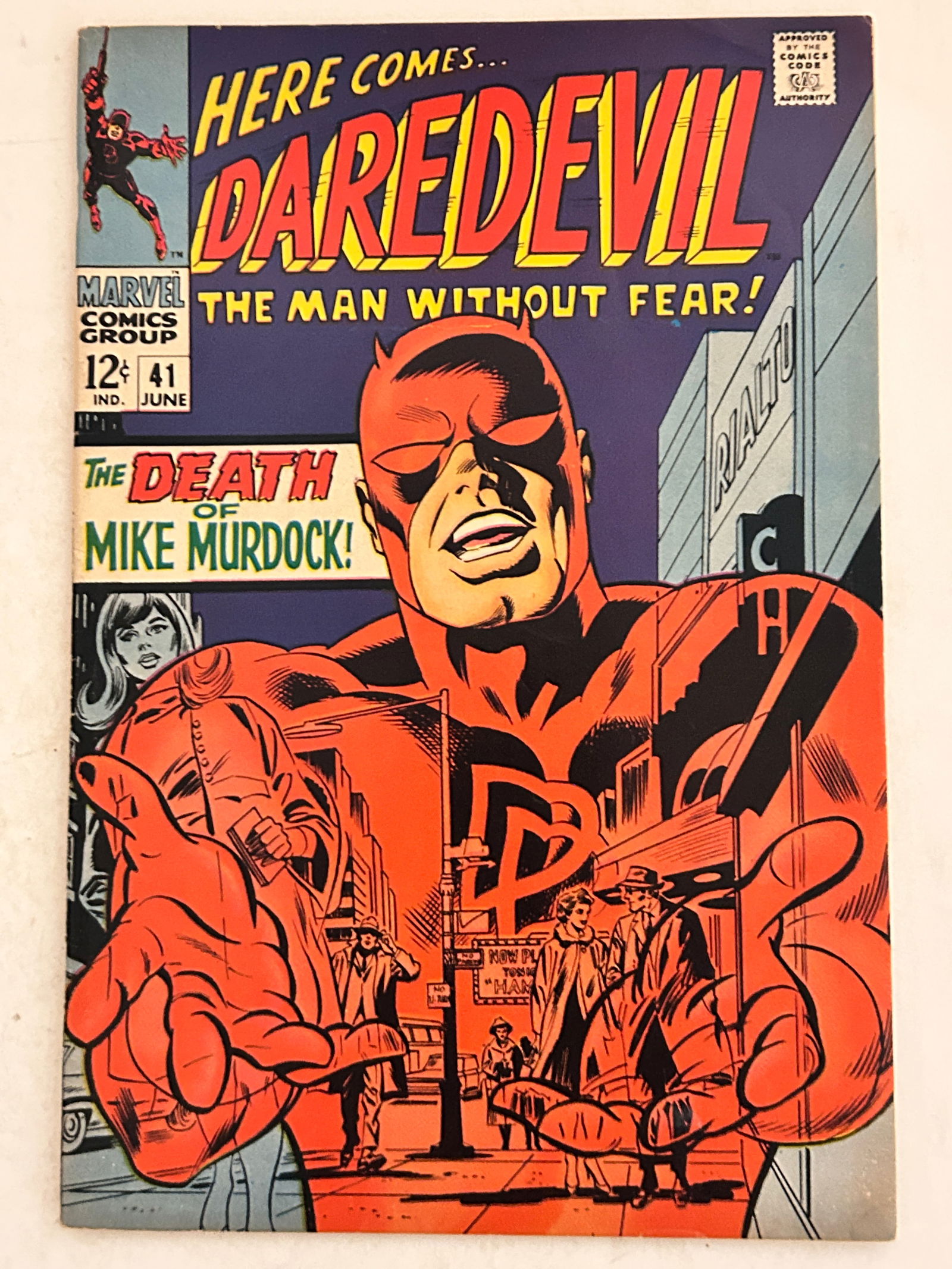 Vintage Comic Book Daredevil # 41 (1 of 2)