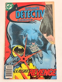 Vintage Comic Book Batmans Detective #474 missing part of the page