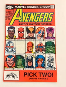 Vintage Comic Book Avengers # 221