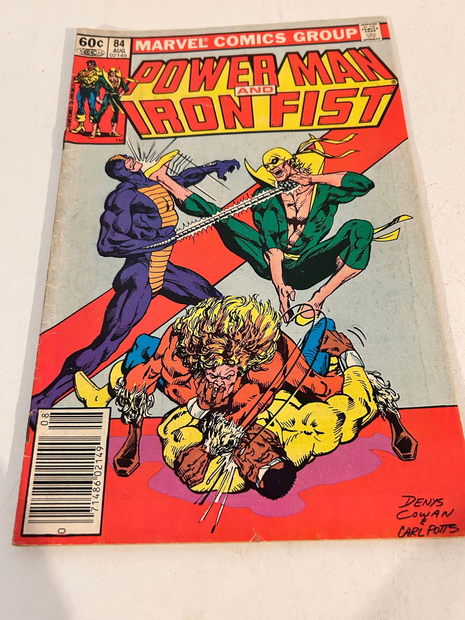 Vintage Comic Book Power Man & Iron Fist # 84 (1 of 2)