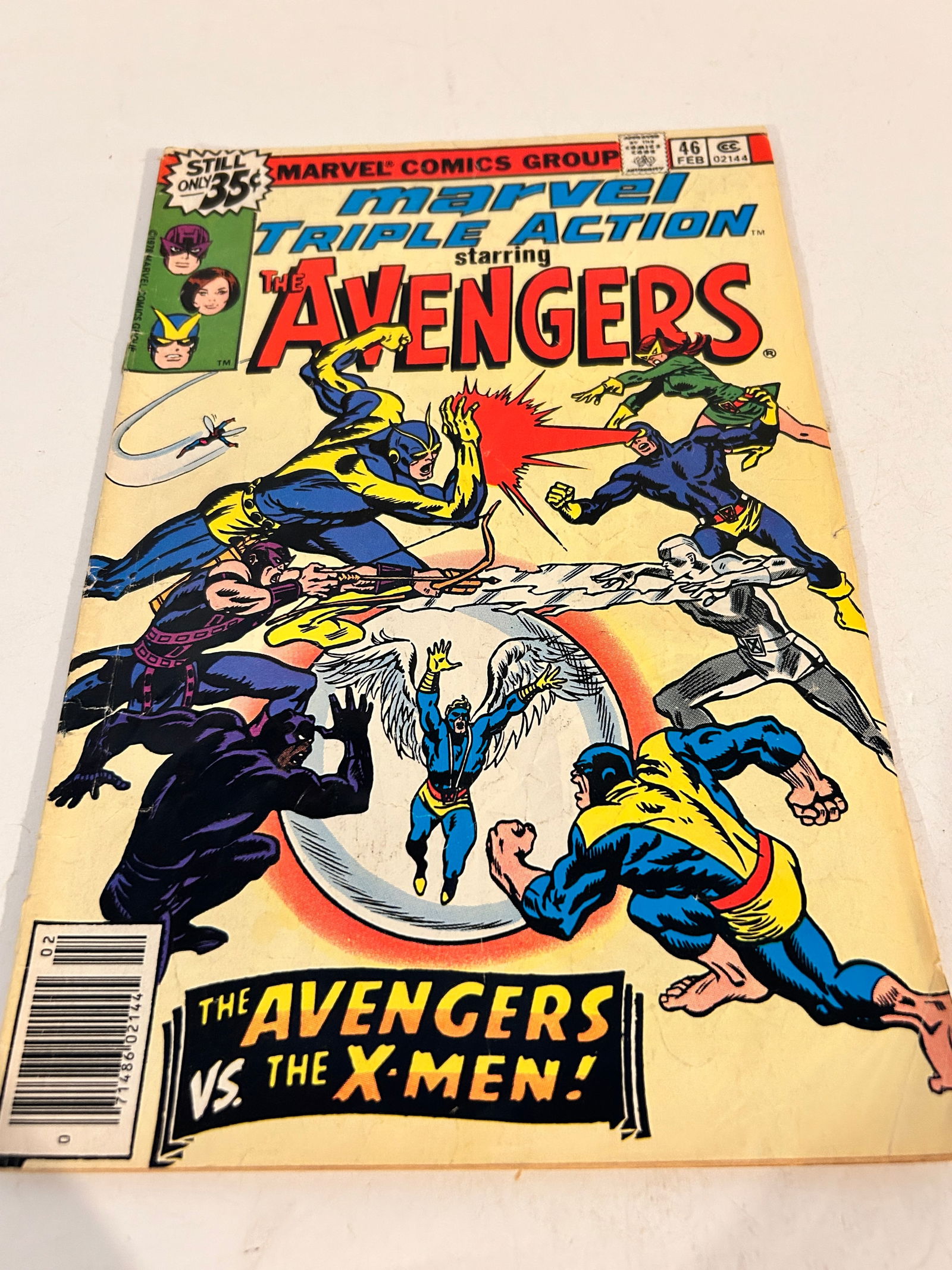 Vintage Comic Book Marvel Triple Action # 46 Avengers (1 of 2)