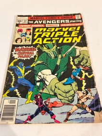 Vintage Comic Book Marvel Triple Action # 37 Avengers
