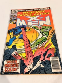 Vintage Comic Book Marvel Triple Action # 45 X-Men
