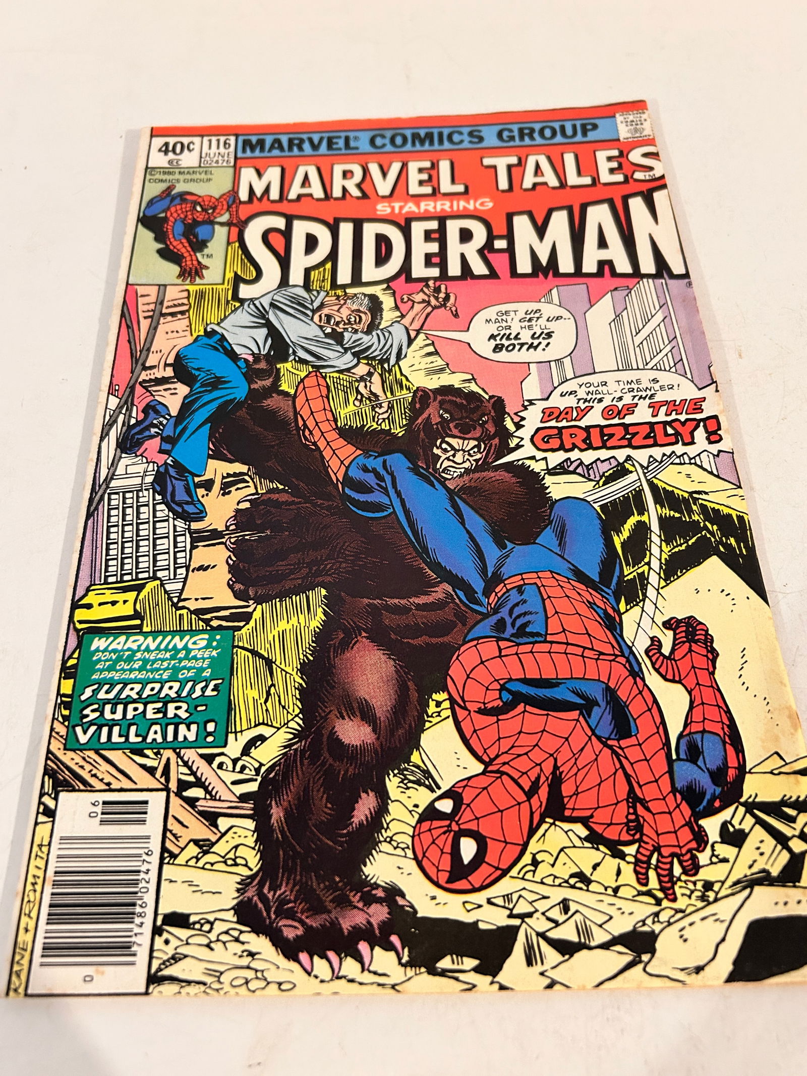 Vintage Comic Book Marvel Tales # 116 Spider-man (1 of 2)