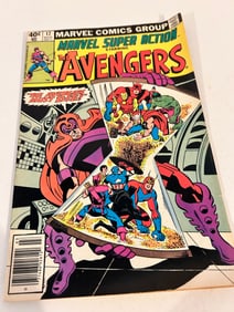 Vintage Comic Book Marvel Super Action # 17 Avengers