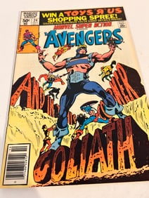 Vintage Comic Book Marvel Super Action # 24 Avengers