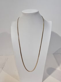 Vintage Sterling Silver Vermeal Milor Italy Necklace 30"