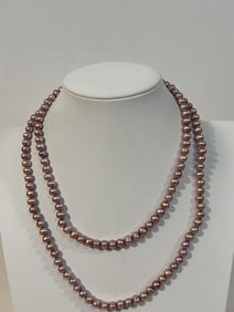 Honora Pink Cultured Pearl Necklace 38"