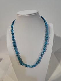 Vintage Turquoise Necklace 24"