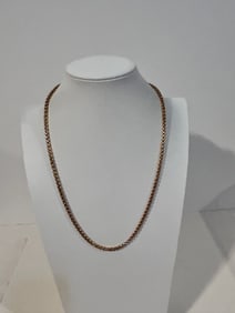 Toscana Italiana Rose Gold Bronze Necklace 23"