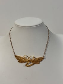 B. Altman & Co. Vintage dragon fly Necklace 12"