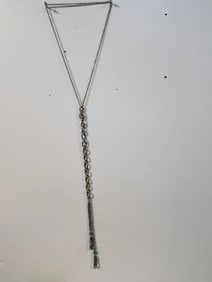 Heidi Daus Hanging Crystal Statement Necklace 24"