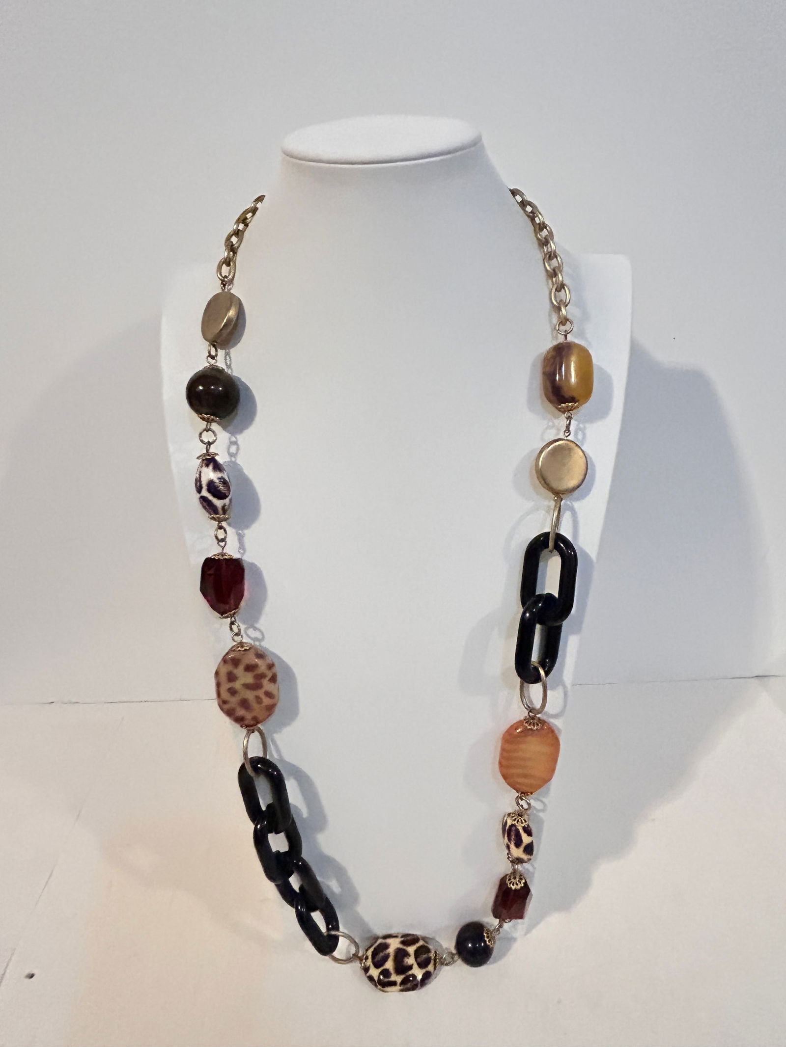 Vintage Large Statement Necklace 35" (1 of 4)