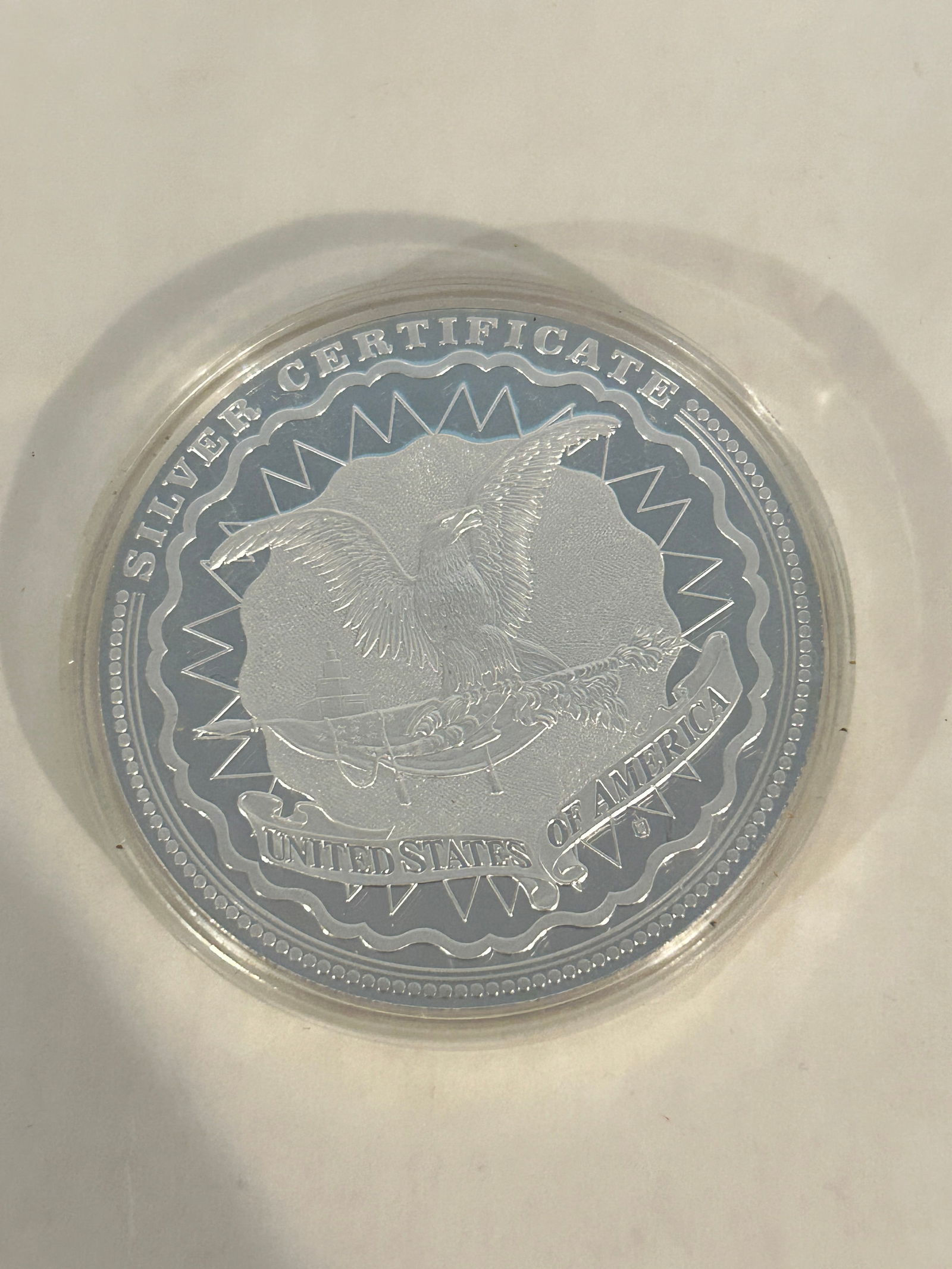 1896 Five Dollar Commemorative Silver Certificate Coin Medal (1 of 4)