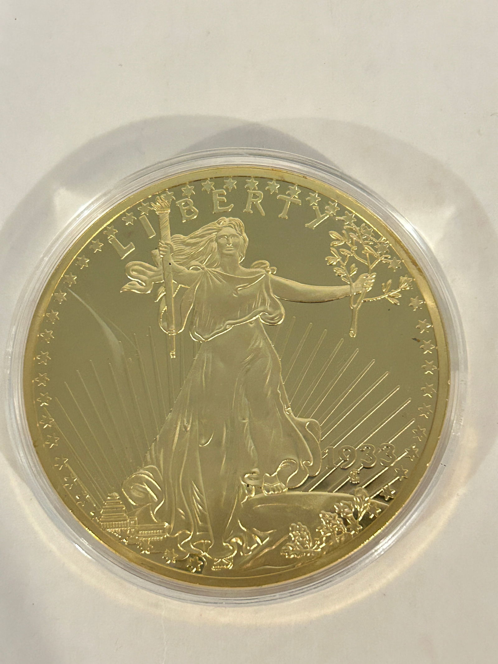 Large Liberty Double Eagle Commemorative Coin (1 of 5)
