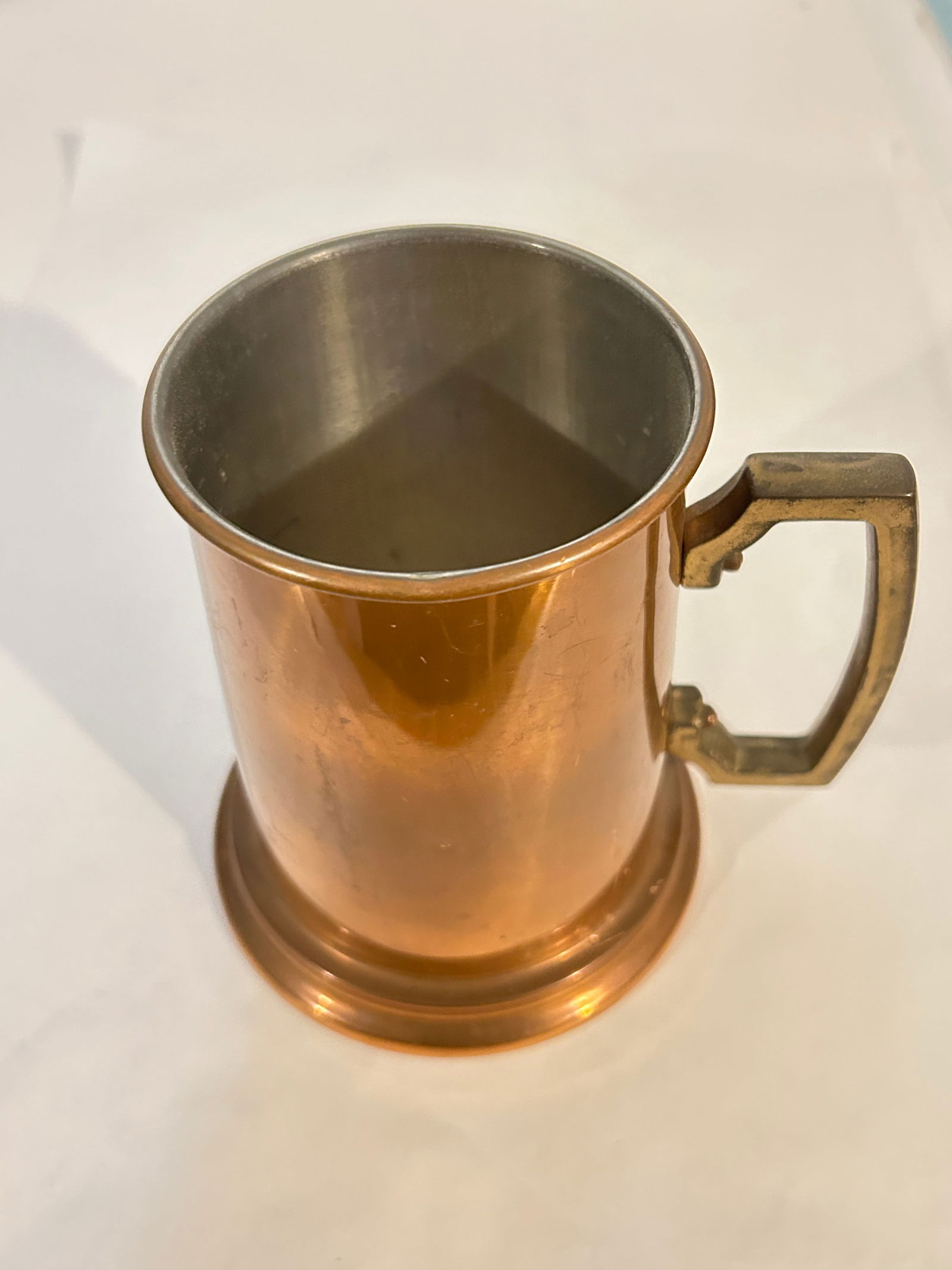 Vintage Copper mug 5" (1 of 4)