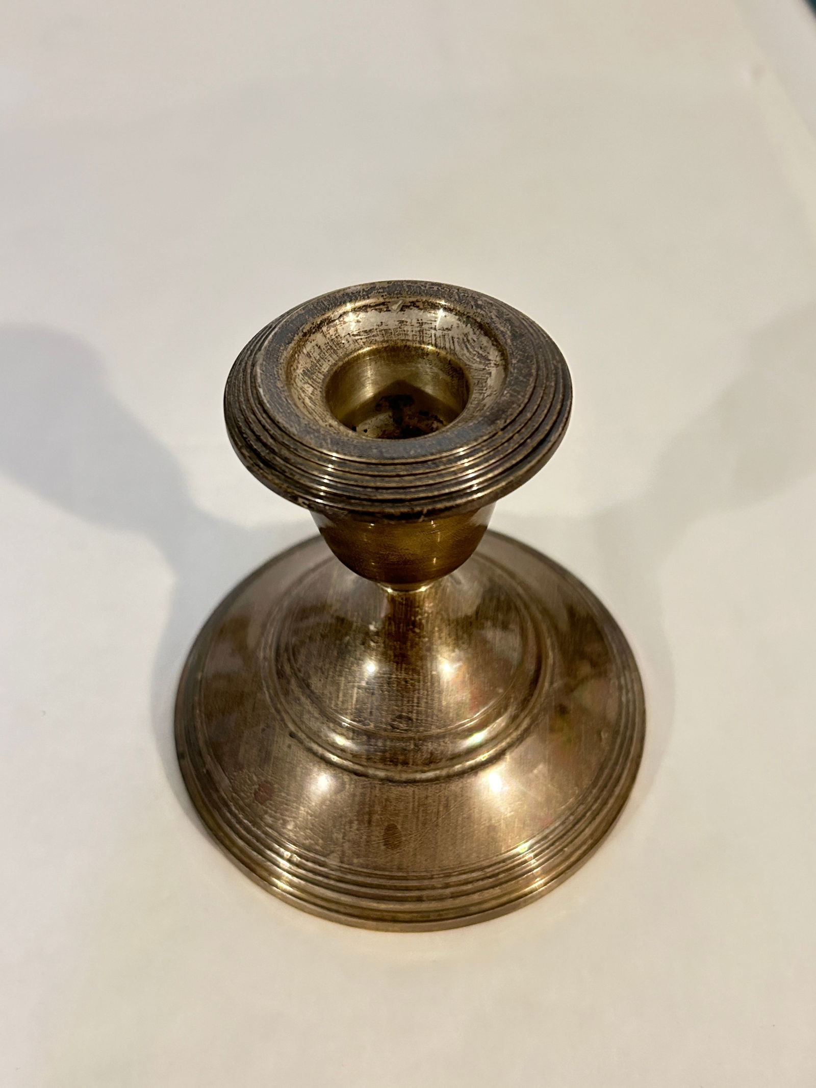 Fisher Sterling Silver Weighted Candlestick Holder 804 (1 of 5)