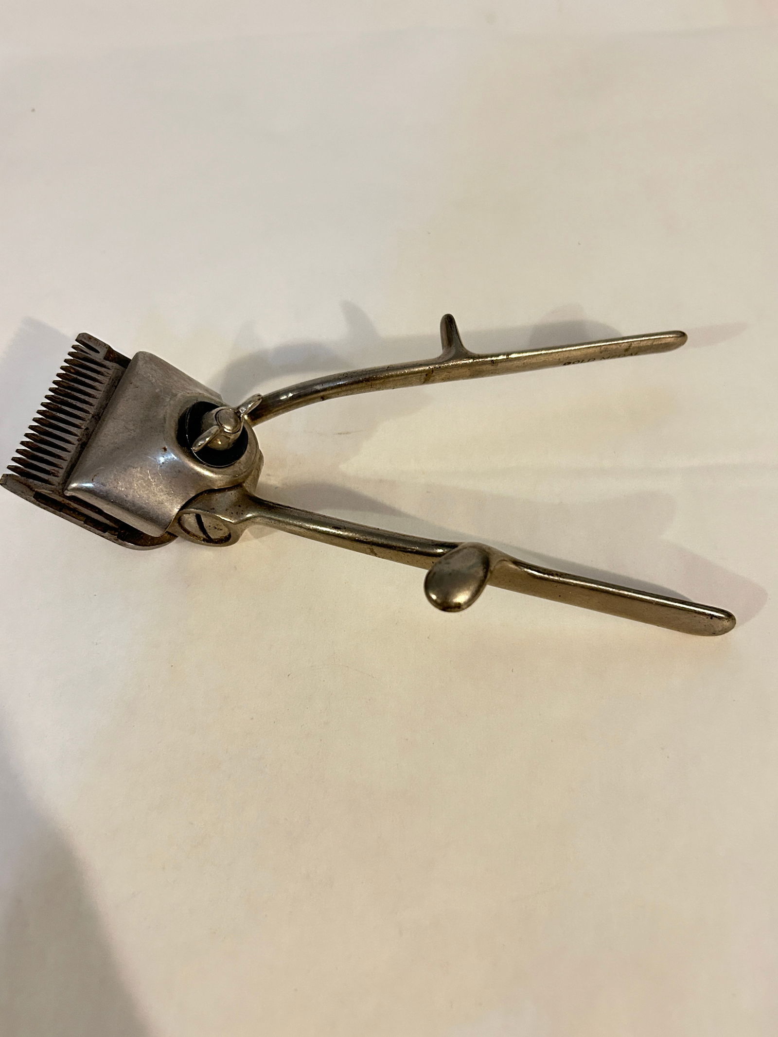 Vtg Graham Metal Barber Hair Clippers #1 Cutters Manual Hand Held Antique (1 of 4)