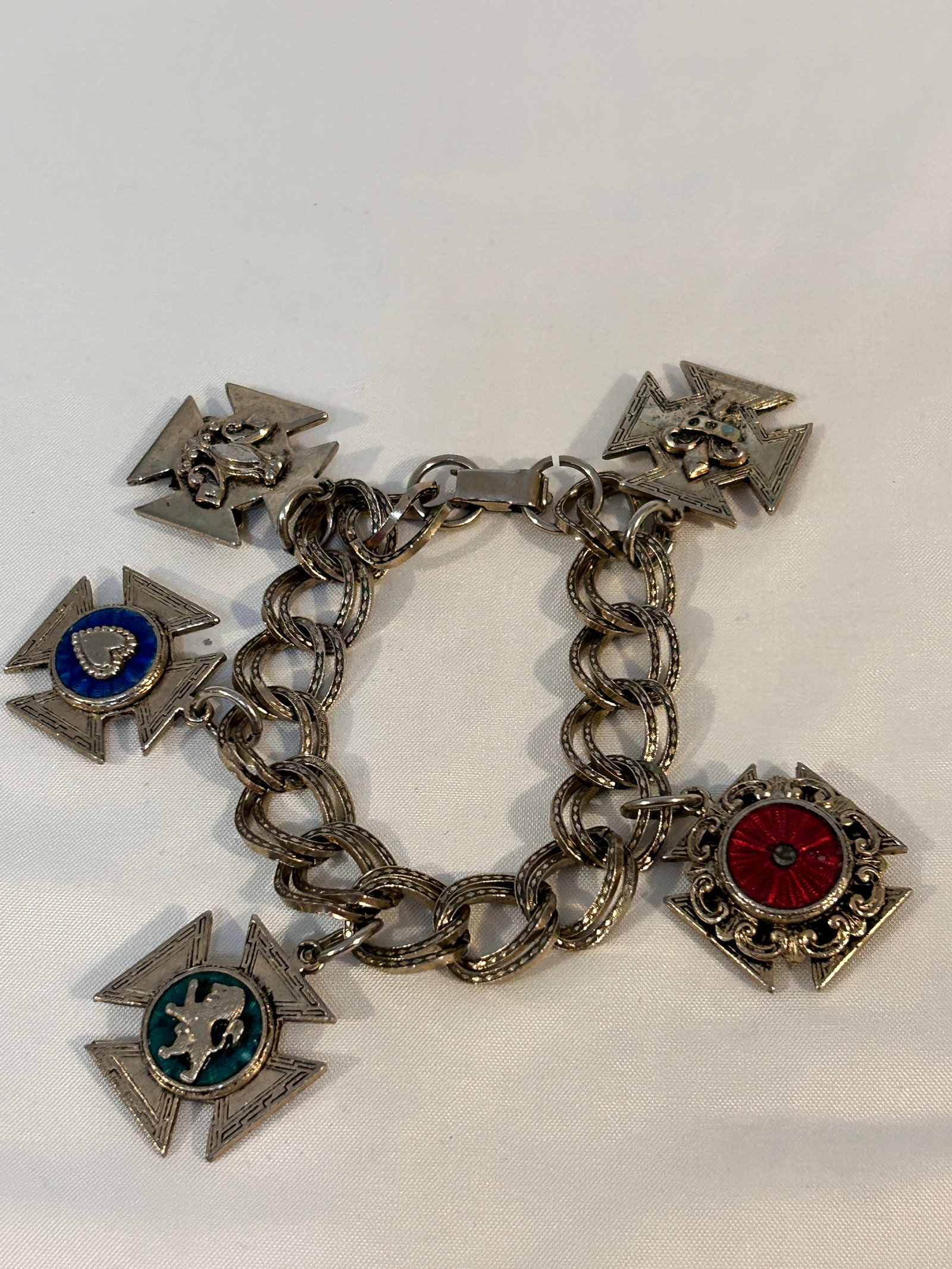 Vintage celtic cross Bracelet 7": Vintage celtic cross Bracelet 7" Please view all photos as they are part of the description and condition of this Item, Feel free to contact me with questions or picture requests! Used Item AS IS