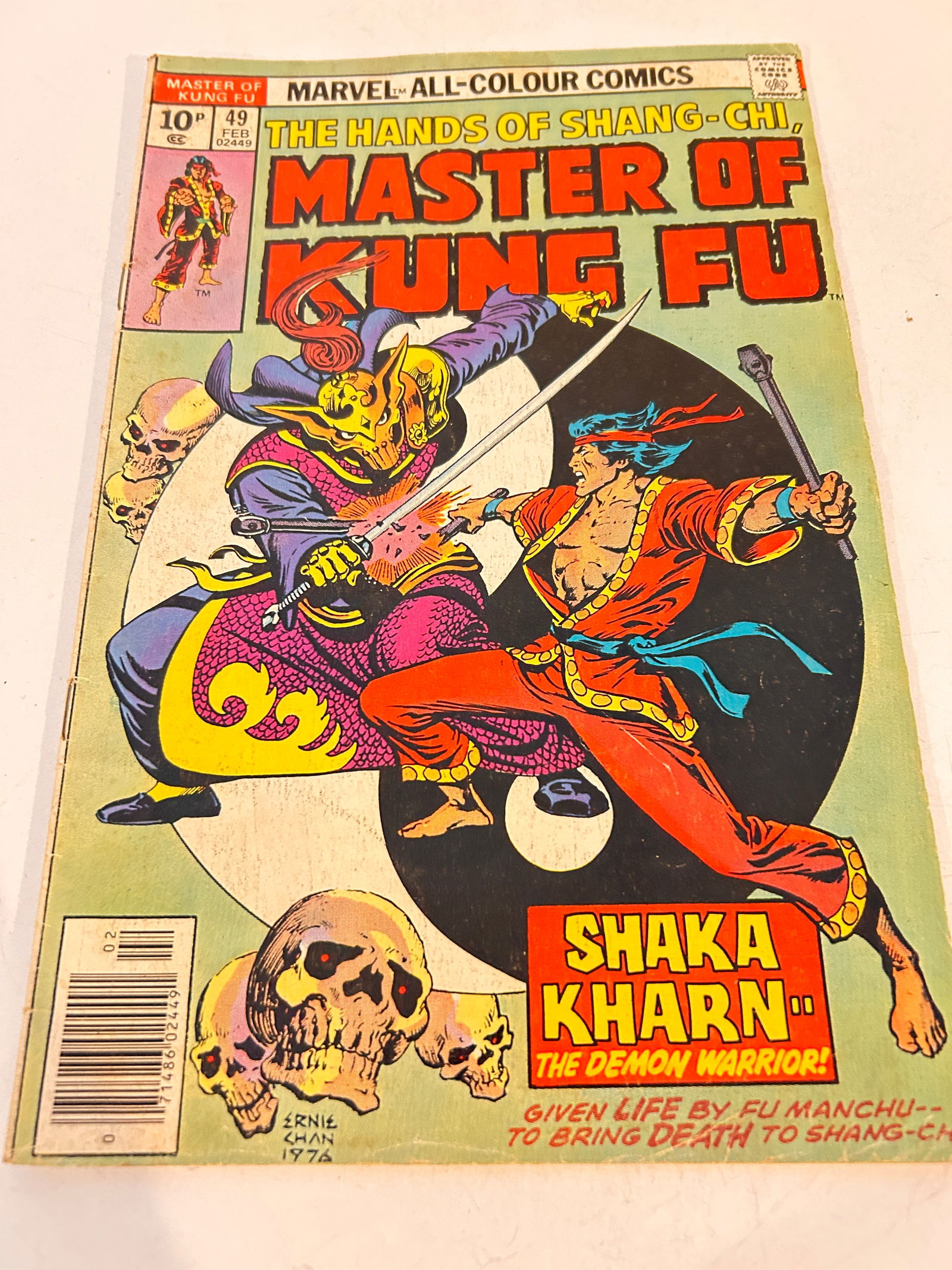 Vintage Comic book Master of Kung Fu # 49 canadian (1 of 2)
