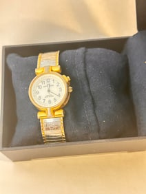 Vintage Ann Klien quartz instalite working Watch MEL-323GRN