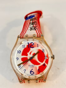 Vintage 2008 Swatch Olympics working quartz Watch 24946
