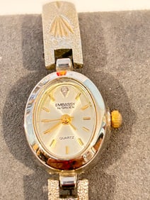 Vintage Embassy by Gruen working quartz Watch W1791