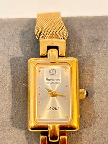 Vintage Armitron now Diamond working quartz Watch 75/2374