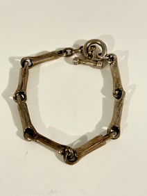 Vintage Sterling Silver heavy 42 gram Bracelet 9"
