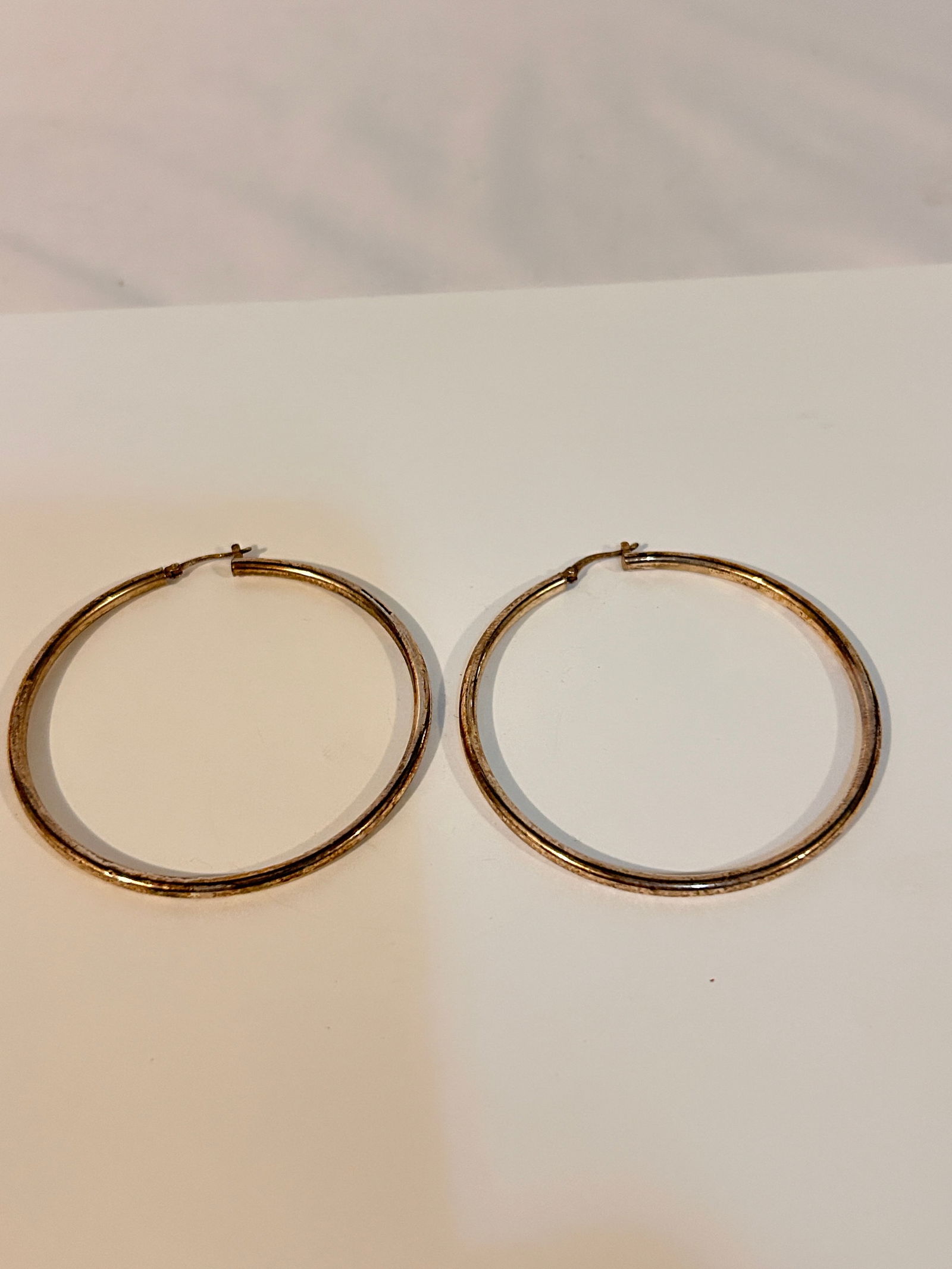 JCM Jacmel 925 Sterling Silver 2.5" Hoops Earrings (1 of 3)